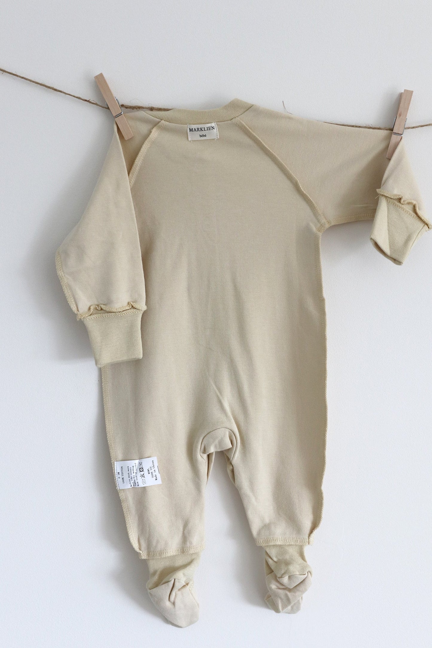 Topsy-Turvy Sleepsuit Oat