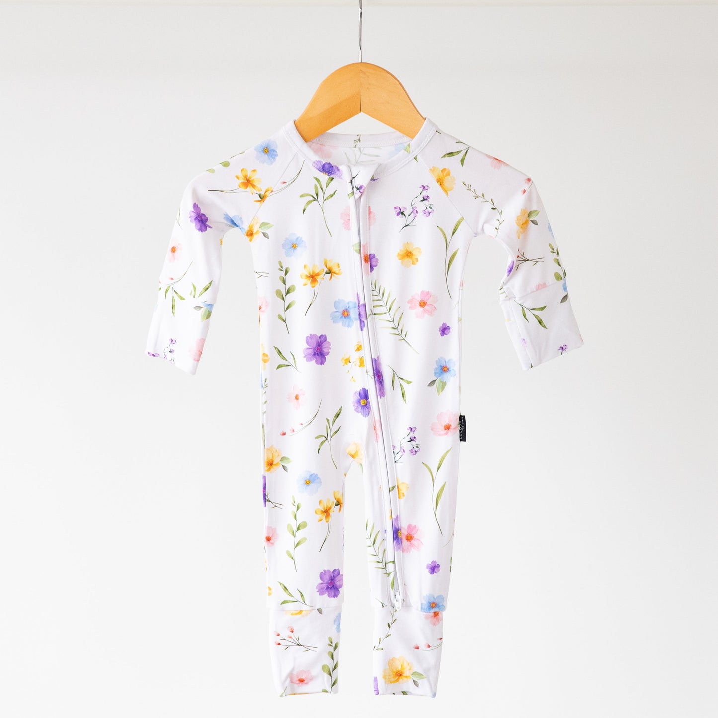 Wildflower Bamboo Zippered Romper