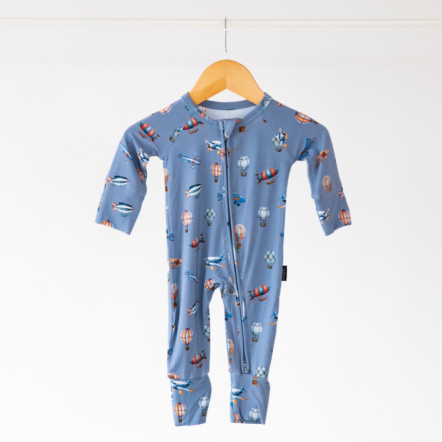 Vintage Voyager Bamboo Zippered Romper