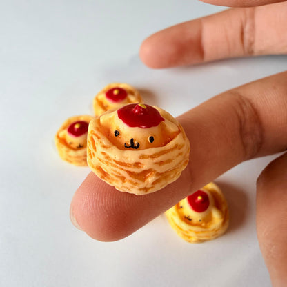 Pudding Puppy Resin Craft Charm