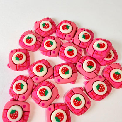 Strawberry Camera Charms for DIY Crafts