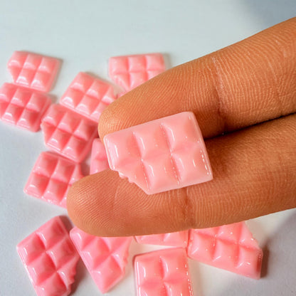 Pink Chocolate Bar Charms for DIY Crafts