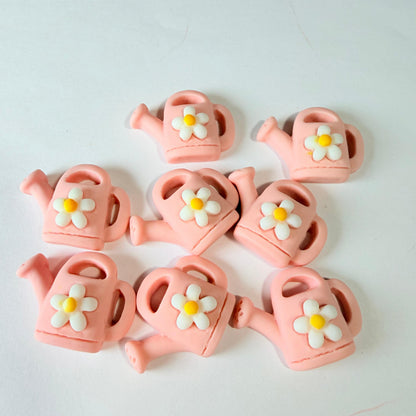 Pink Watering Can Charms for DIY Crafts