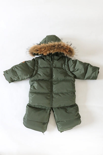 PRE-ORDER Olive 4in1 Transformer Snowsuit