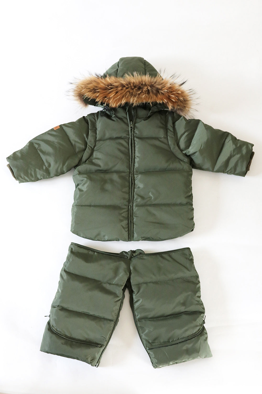 PRE-ORDER Olive 4in1 Transformer Snowsuit