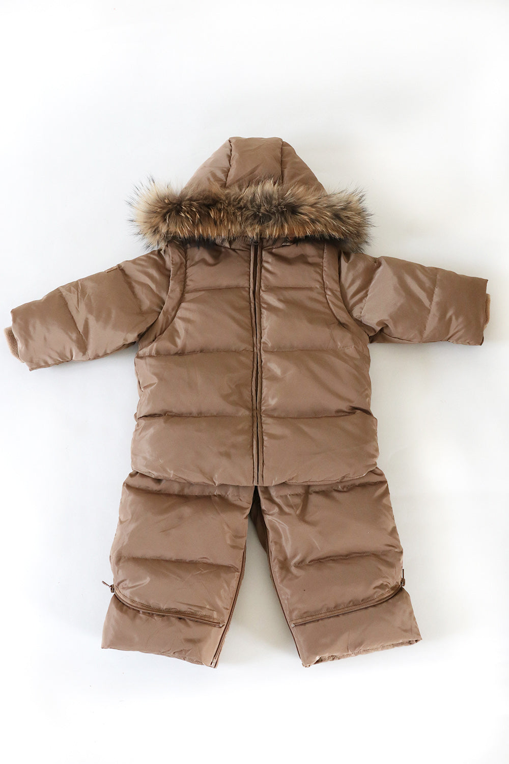 PRE-ORDER Beige 4in1 Transformer Snowsuit