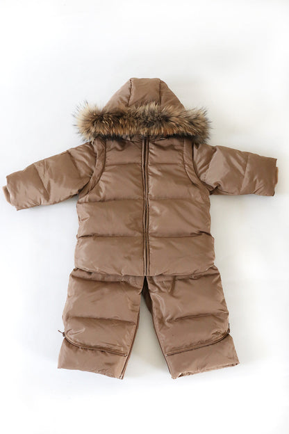 PRE-ORDER Beige 4in1 Transformer Snowsuit
