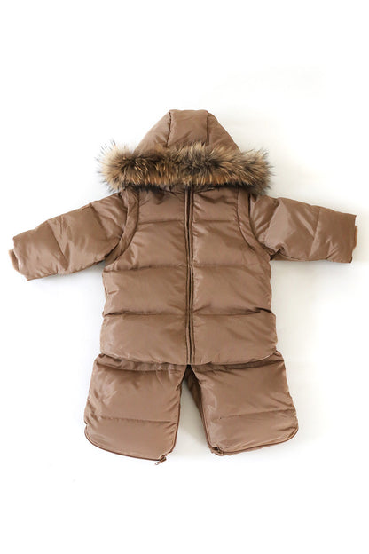 PRE-ORDER Beige 4in1 Transformer Snowsuit