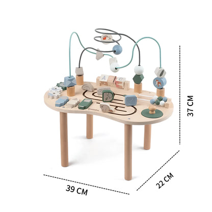 Table d'activités Montessori en bois | Tableau d'activités | Table d'apprentissage