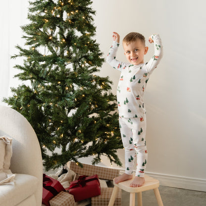 Ensemble de pyjama deux pièces « Chalet d’hiver »