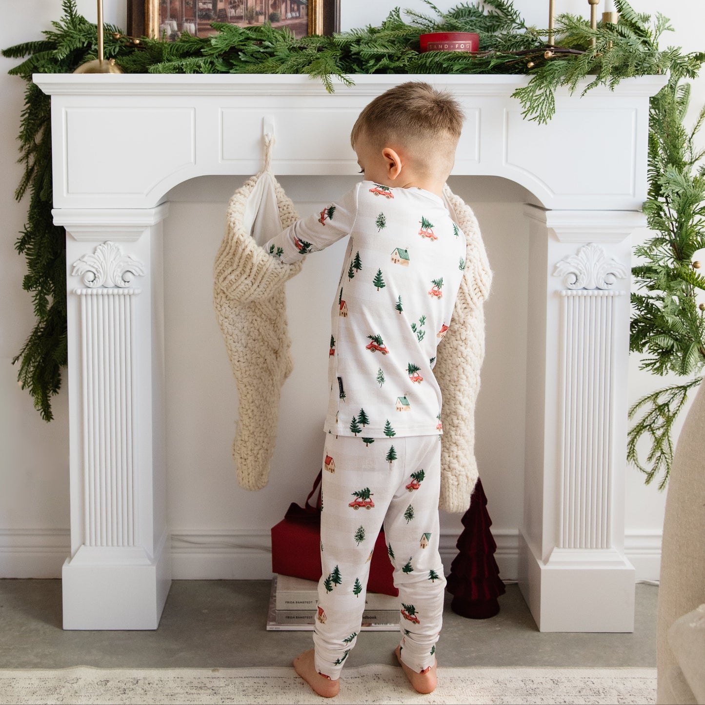 Winter Cottage Two Piece Pyjama Set
