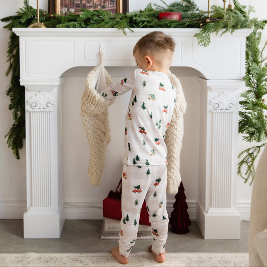 Winter Cottage Two Piece Pyjama Set