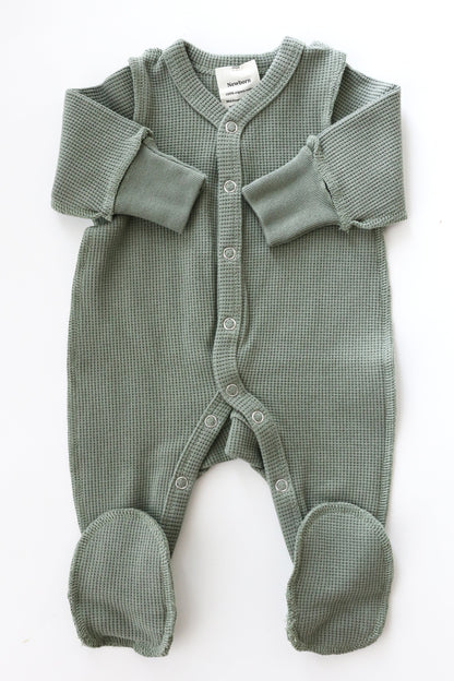 Pyjama Gaufre en Coton Bio - Écume de Mer