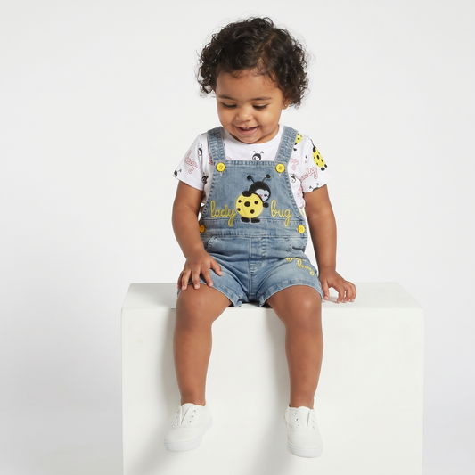 Série Denim – Ensemble Bébé Coccinelle