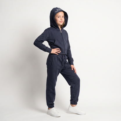 Court Side Girls’ Cropped Hoodie & Jogger Set