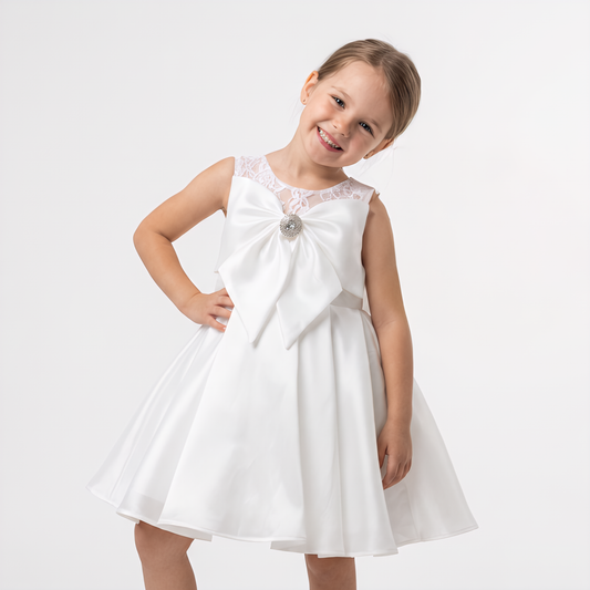 Sofia Bow Girls' Formal Dress