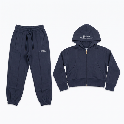 Court Side Girls’ Cropped Hoodie & Jogger Set