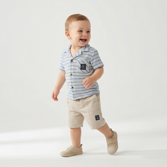 Ensemble d'été Leo Stripes pour garçons