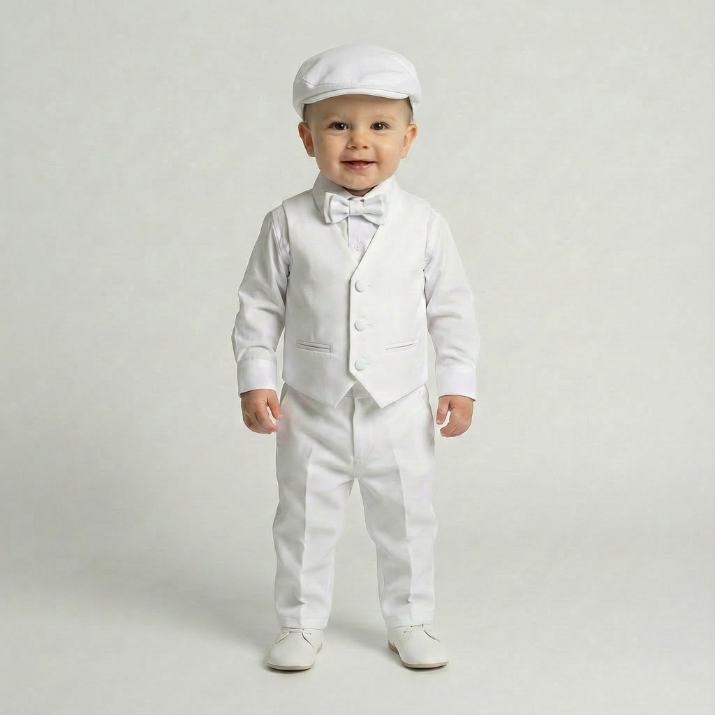 Alessio Baby Vest Set & Hat