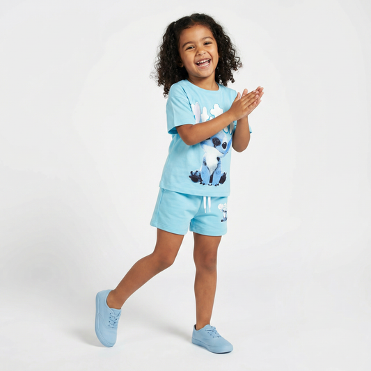 Ensemble Short Fille Ohana Vibes
