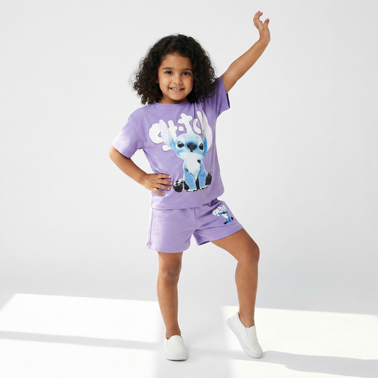 Ensemble Short Fille Ohana Vibes