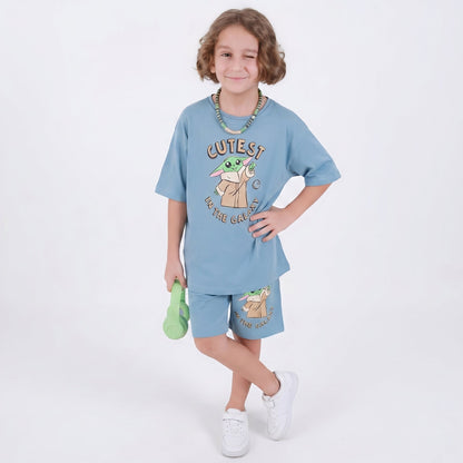 Ensemble short garçon Space Bros