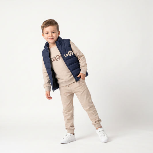 Don't Look 3-Piece Puffer Vest Set
