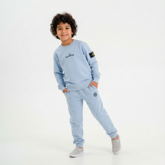 Track Star Unisex Cotton Sweatshirt & Jogger Set