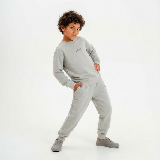 Track Star Unisex Cotton Sweatshirt & Jogger Set