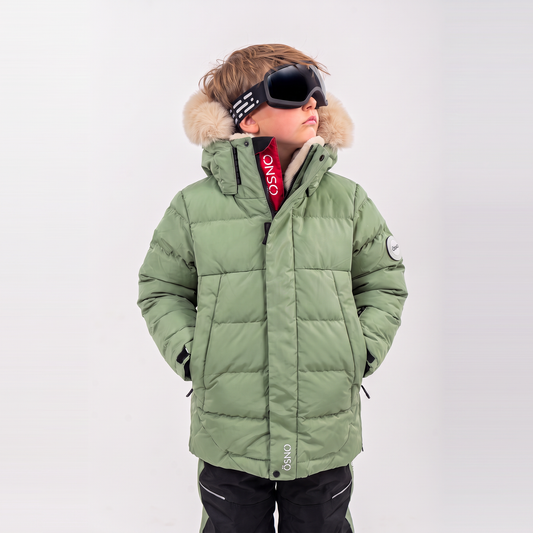 PRE-ORDER: Karl Olive Jacket & Snowpants Set