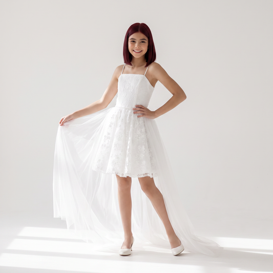 Liv's 2 in 1 Preteen High-Low Dress