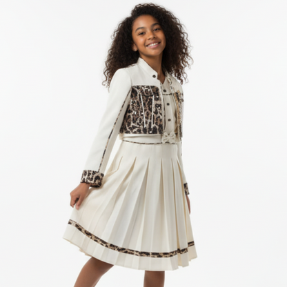 Savannah Royale — robe de cérémonie et veste pour fille