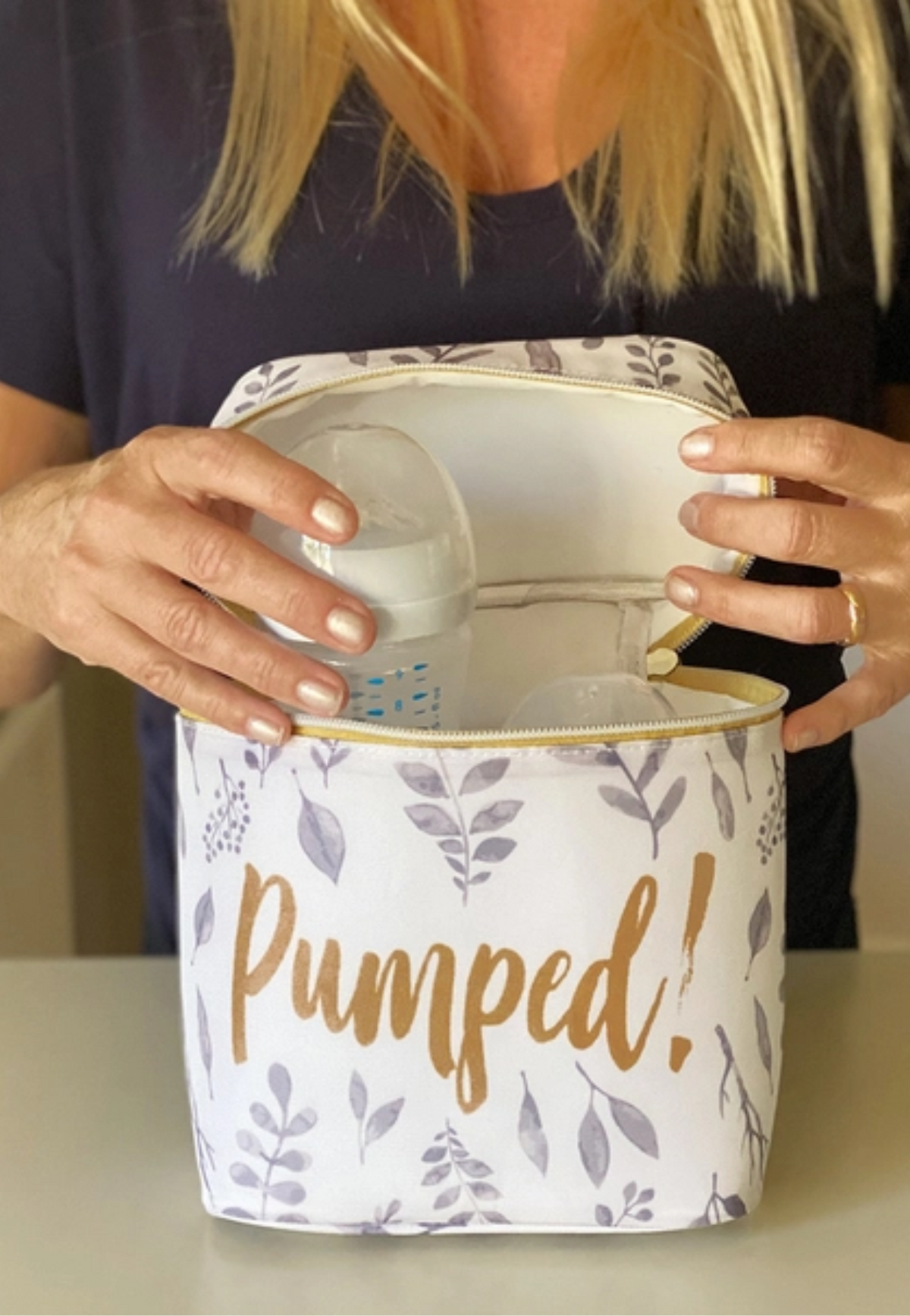 Bébé au Lait Insulated Double Bottle Bag