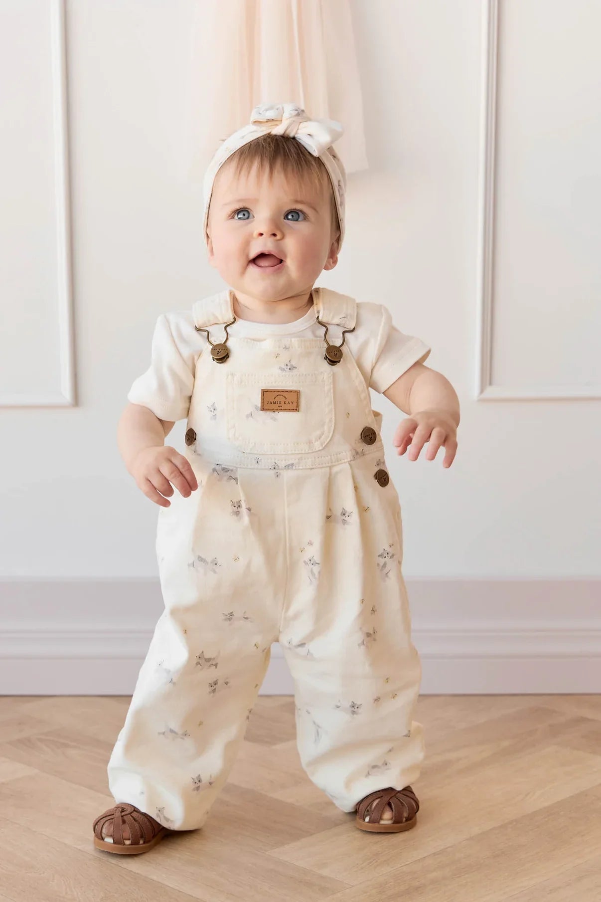 T-shirt en Coton Pima Aude - Whisper | Jamie Kay