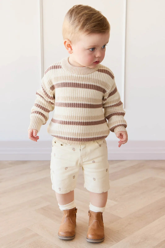 Pull Leon - Rayures Jacapo | Jamie Kay