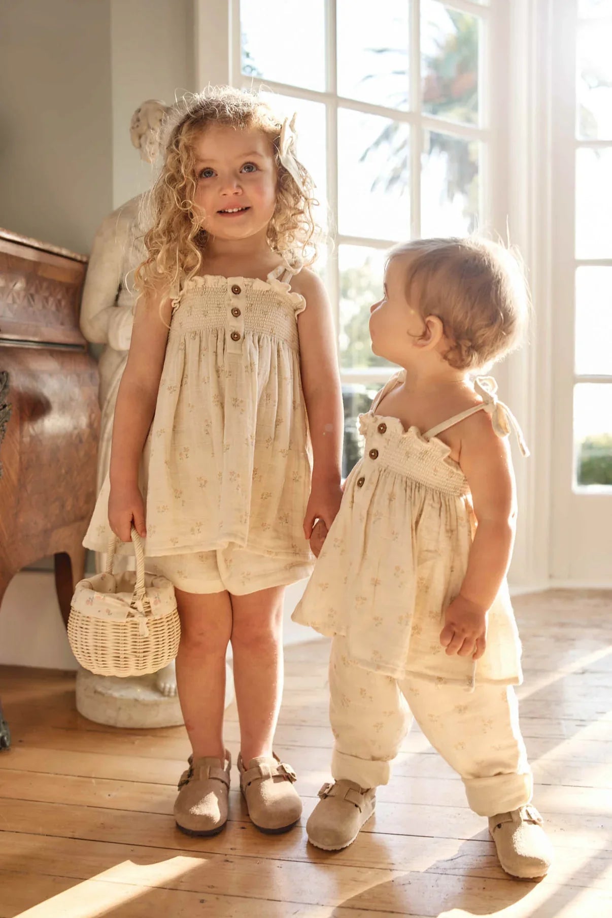 Short en mousseline de coton biologique Élodie - Pauline Chamomile | Jamie Kay