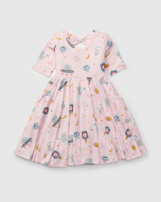 Robe patineuse à manches courtes - Astro Explorers