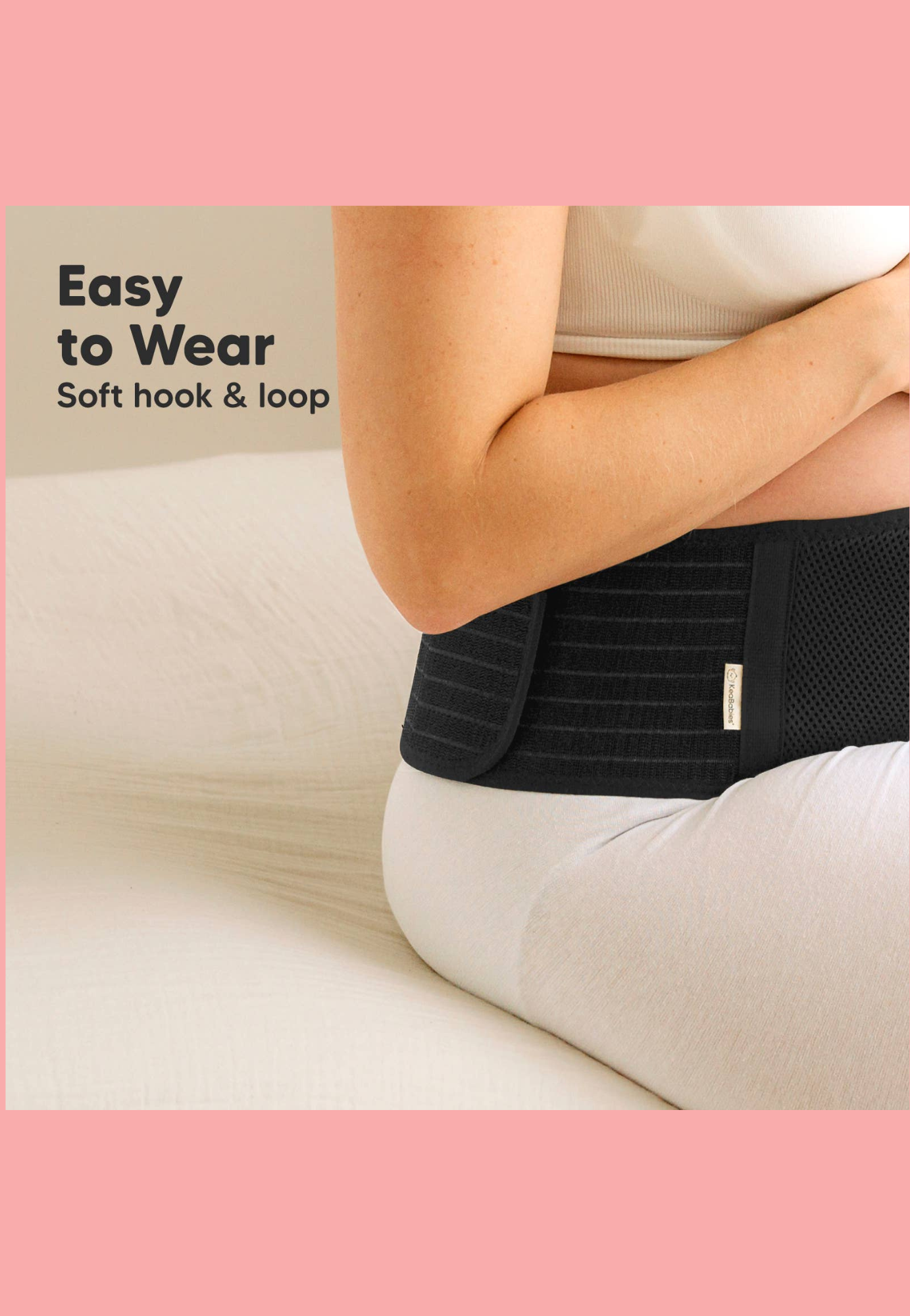 KeaBabies Adjustable Maternity Support Belt