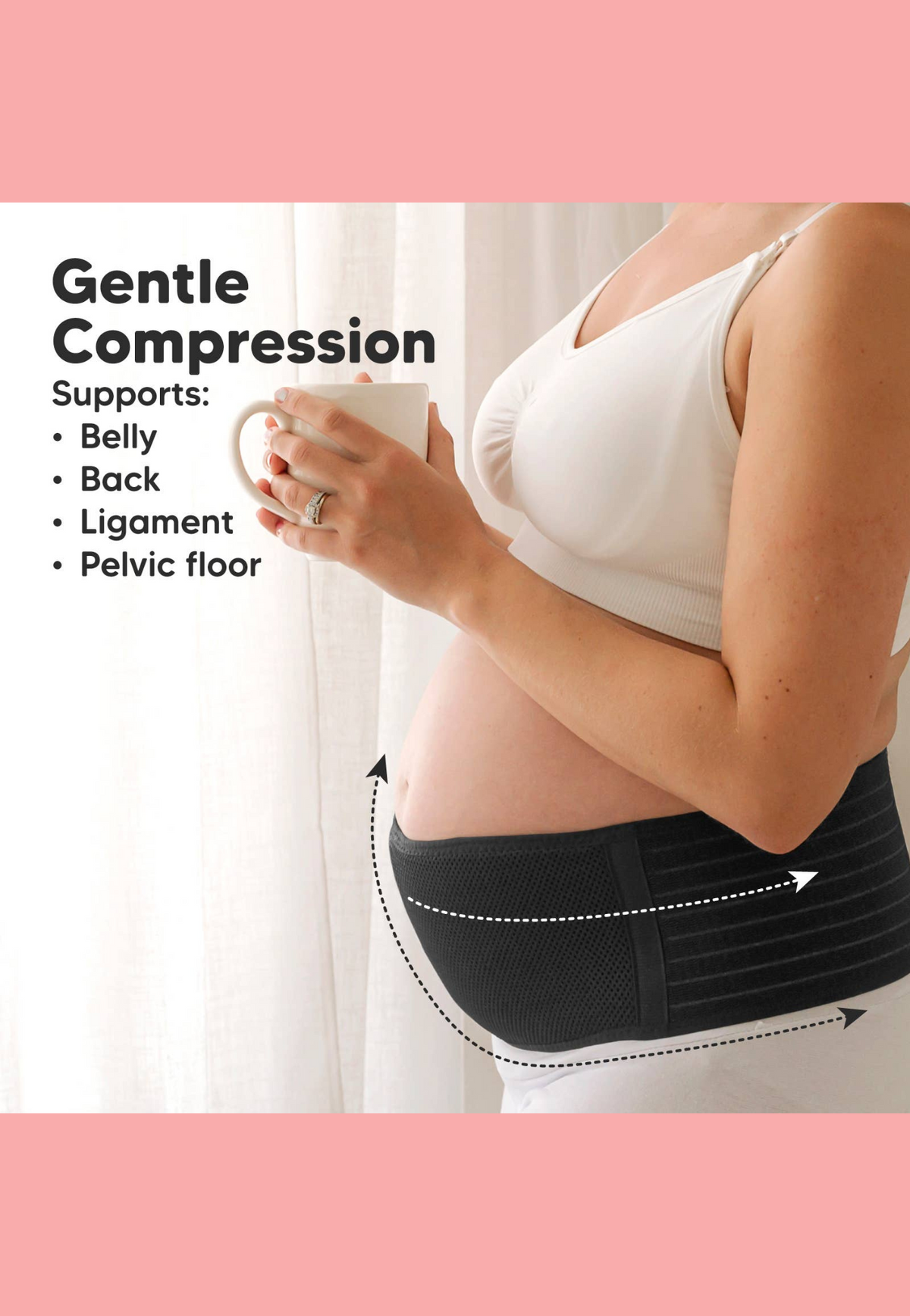KeaBabies Adjustable Maternity Support Belt