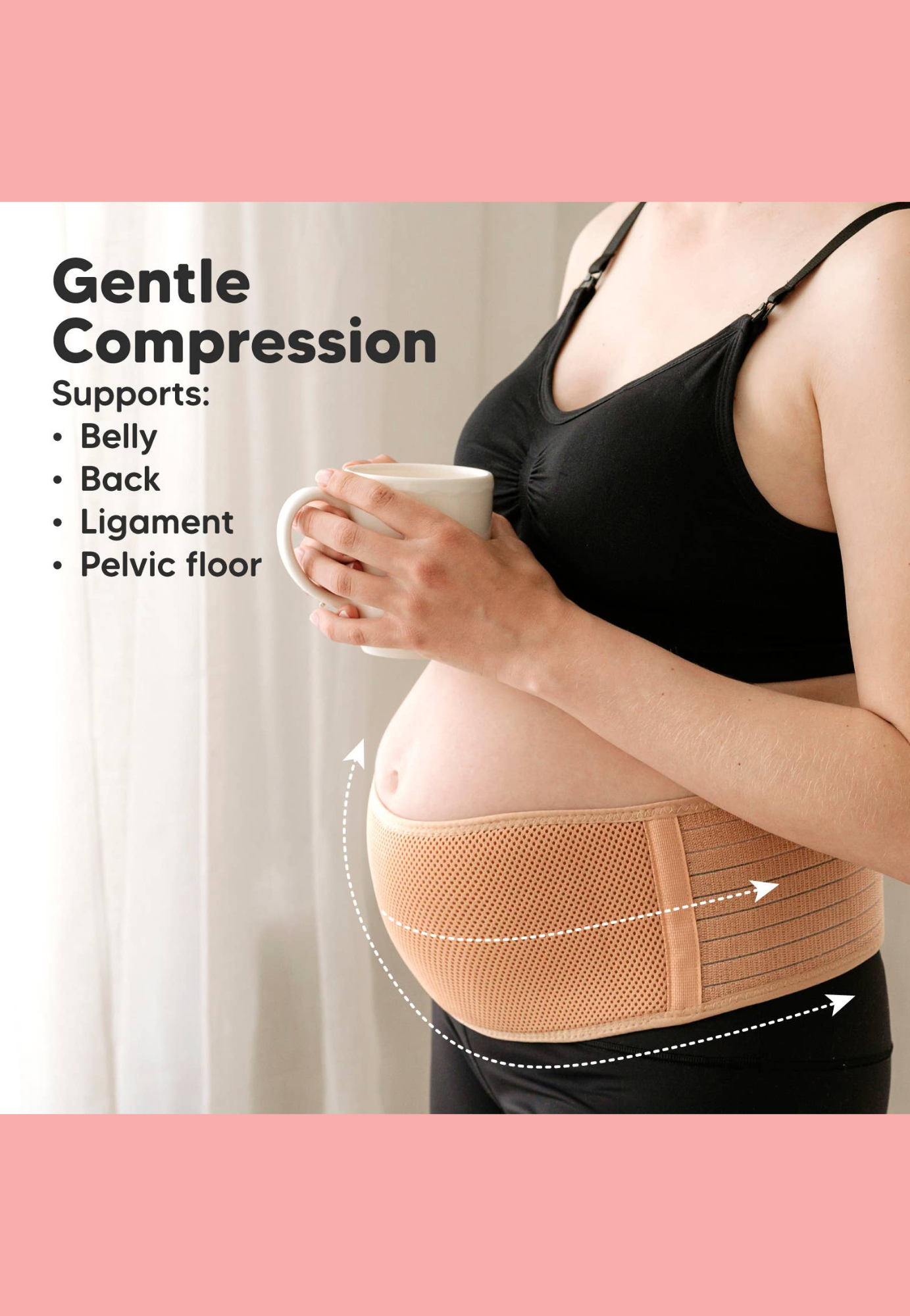 KeaBabies Adjustable Maternity Support Belt