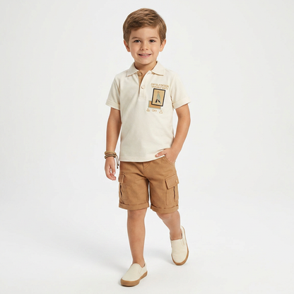 Ensemble polo et short décontracté Caleb