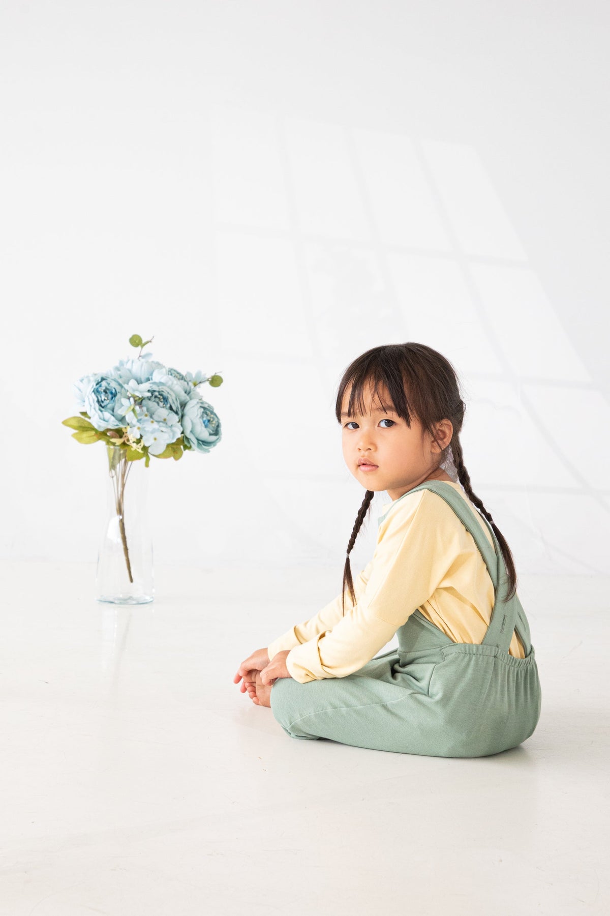Grow With Me Overalls | Sage Green