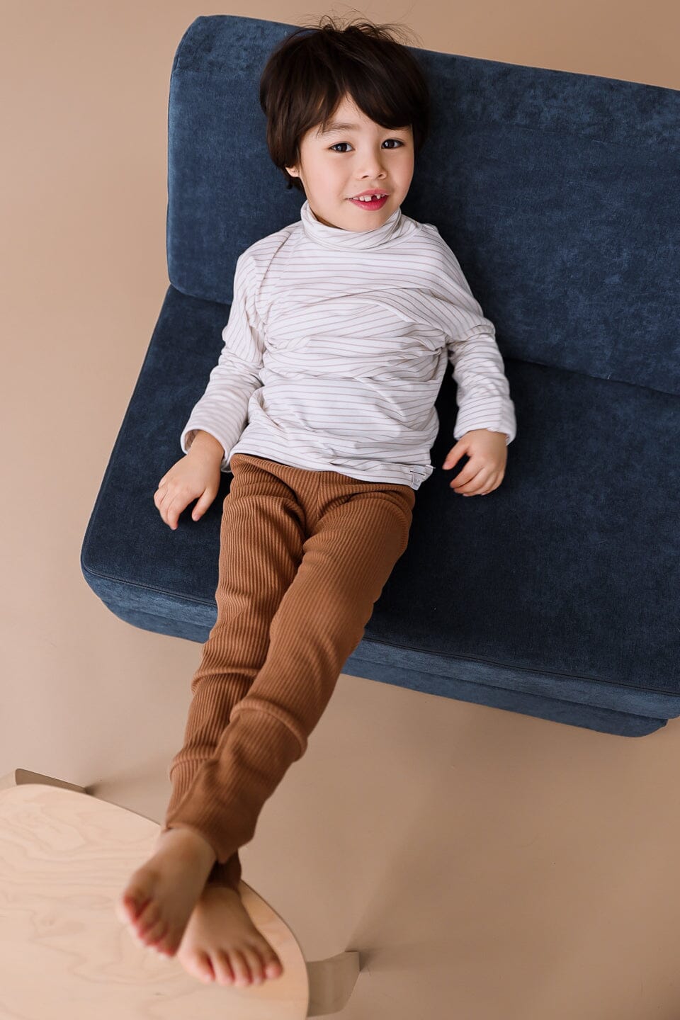 Grow With Me Turtleneck | Maple Stripes