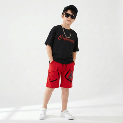 Ensemble short et chapeau California Boy