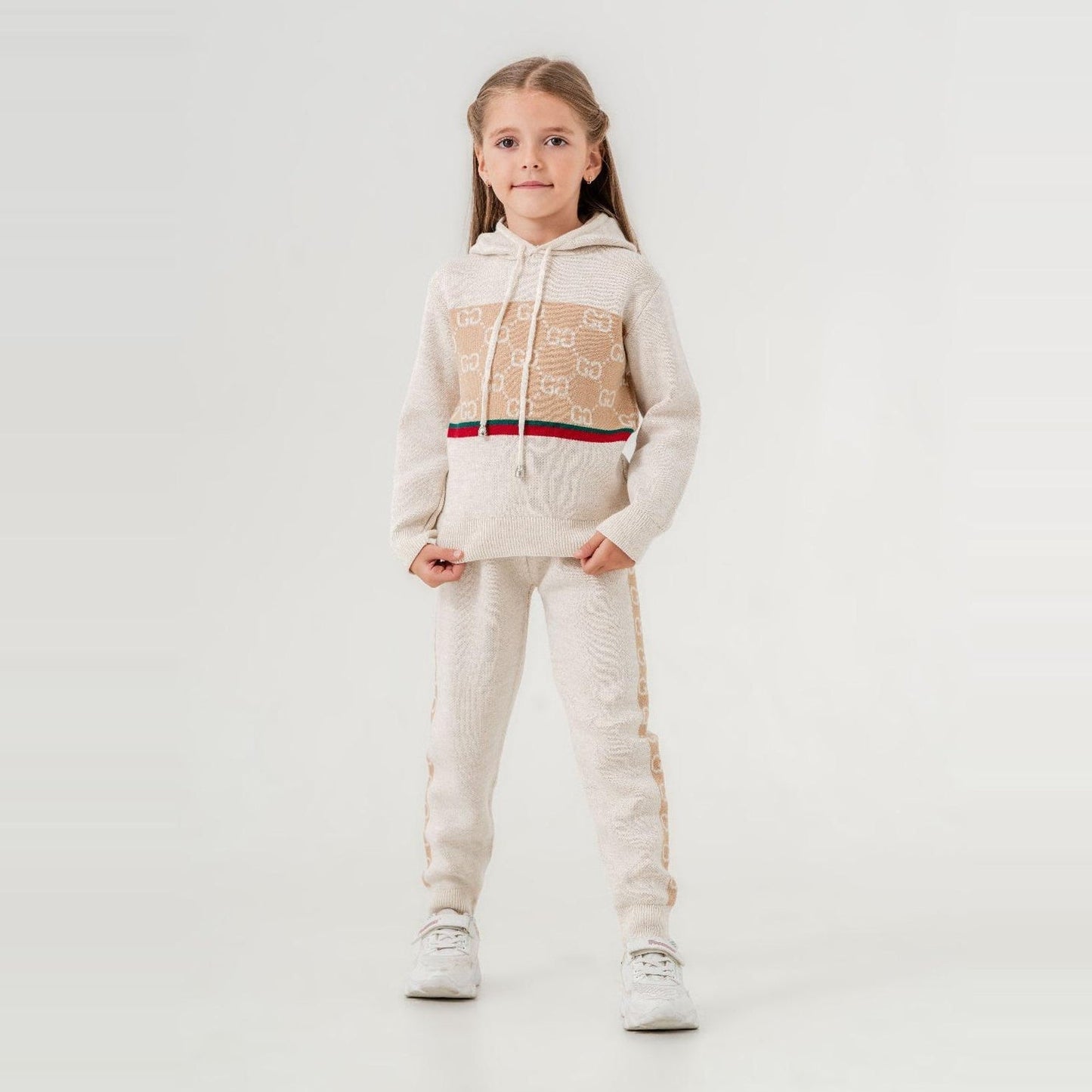 Fancy & Sporty Girls Knit Set