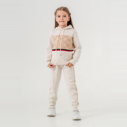Fancy & Sporty Girls Knit Set