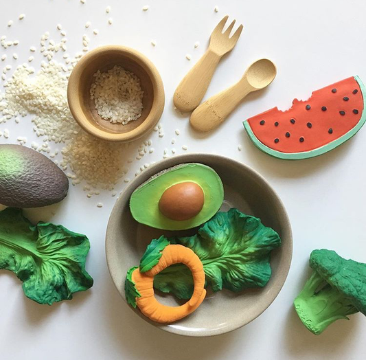 Oli & Carol Arnold the Avocado Teether Toy