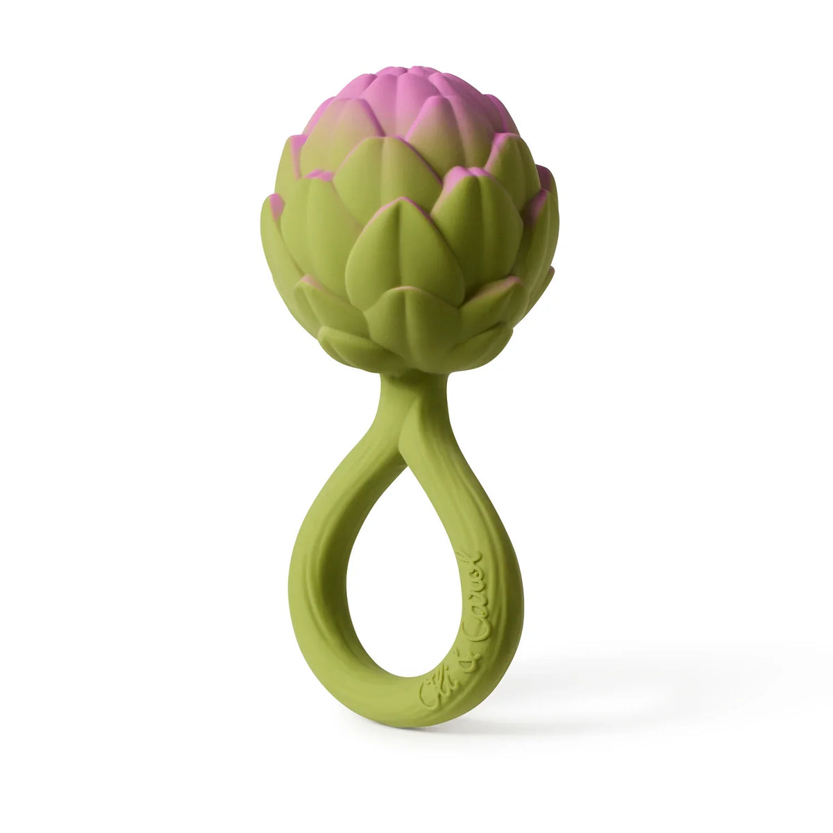 Artichoke Rattle Teether Toy