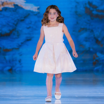Robe de cérémonie rose Stardust pour fille