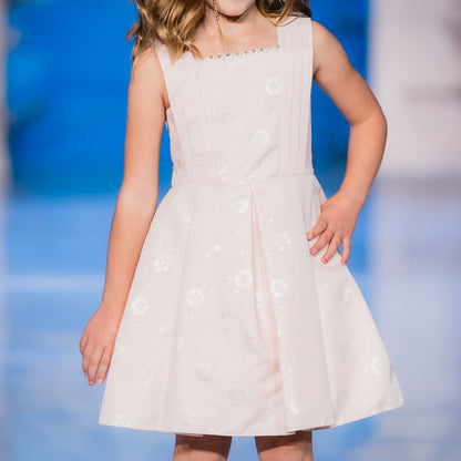 Robe de cérémonie rose Stardust pour fille